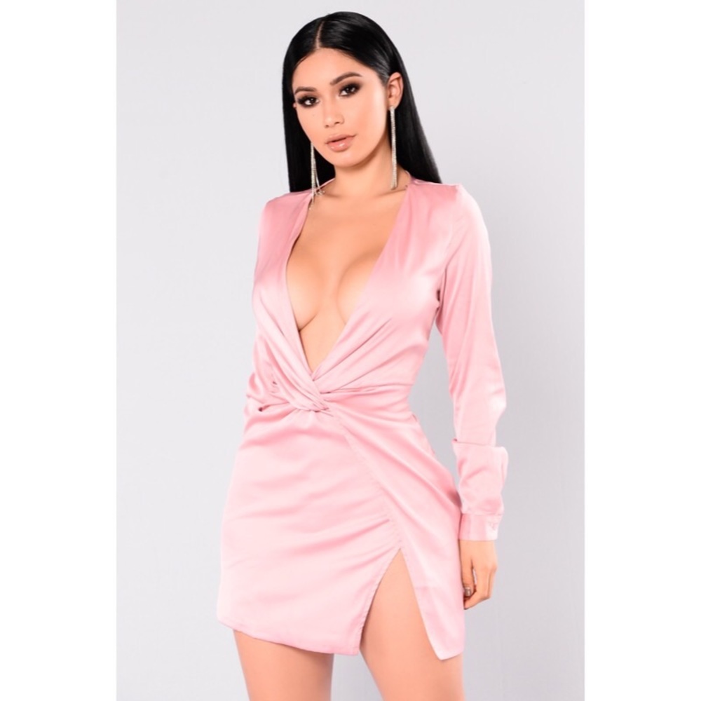 Fashion Nova Satin Mini Dress